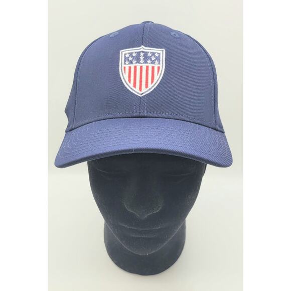 Team USA Shield Navy Olympic Team Apparel S/M (56 cm) Cap - Picture 1 of 6